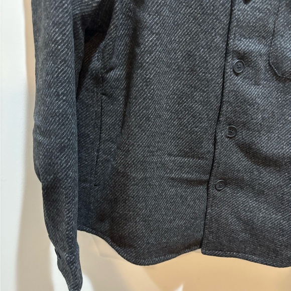 Banana Republic Charcoal Shirt Jacket - Picture 4 of 14